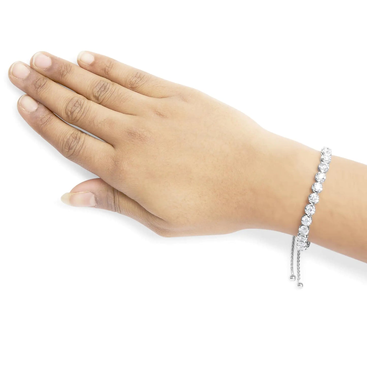 14K White Gold Bracelet