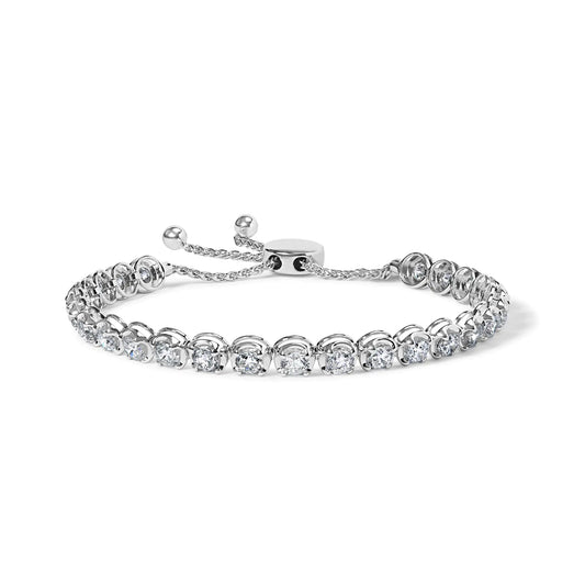 14K White Gold Bracelet